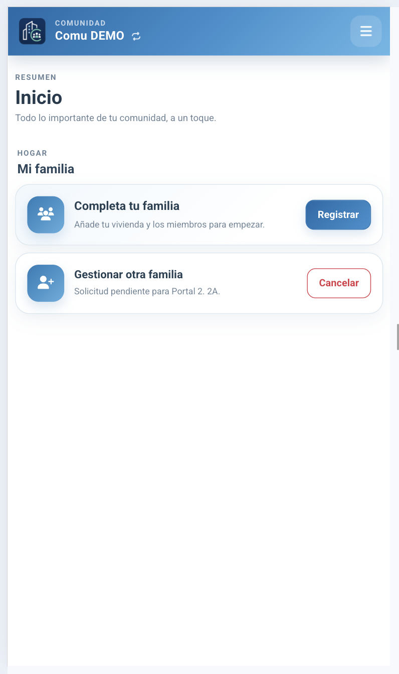 Mensaje de solicitud pendiente de aprobación para la cuenta invitada.